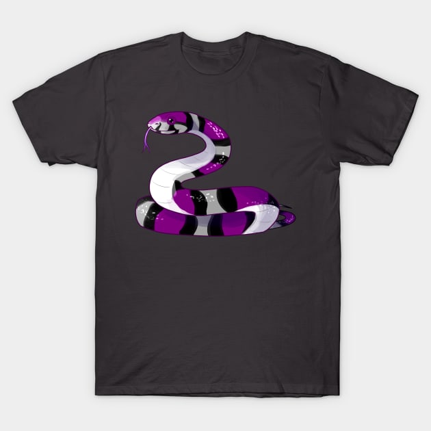 Asssexual Snake T-Shirt by candychameleon